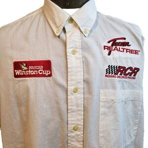 Eddie Bauer Shirt‎ Mens XL Wintson Cup Richard Childress Racing Long Sleeve 90s